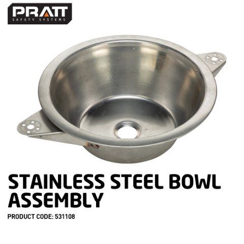 PRATT STAINLESS STEEL BOWL ASSEMBLY